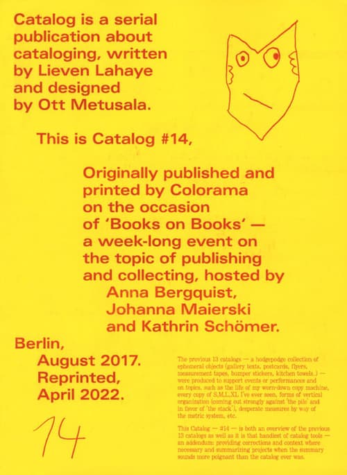 Catalog #14