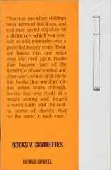Books v. Cigarettes
