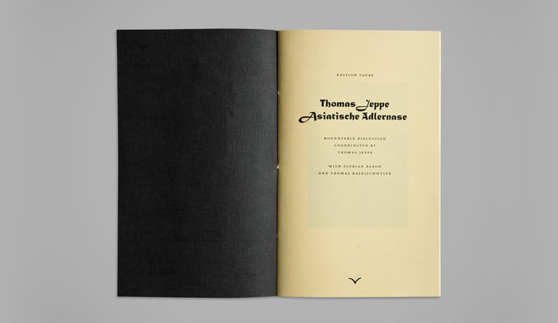 Asiatische Adlernase by Thomas Jeppe – Edition Taube